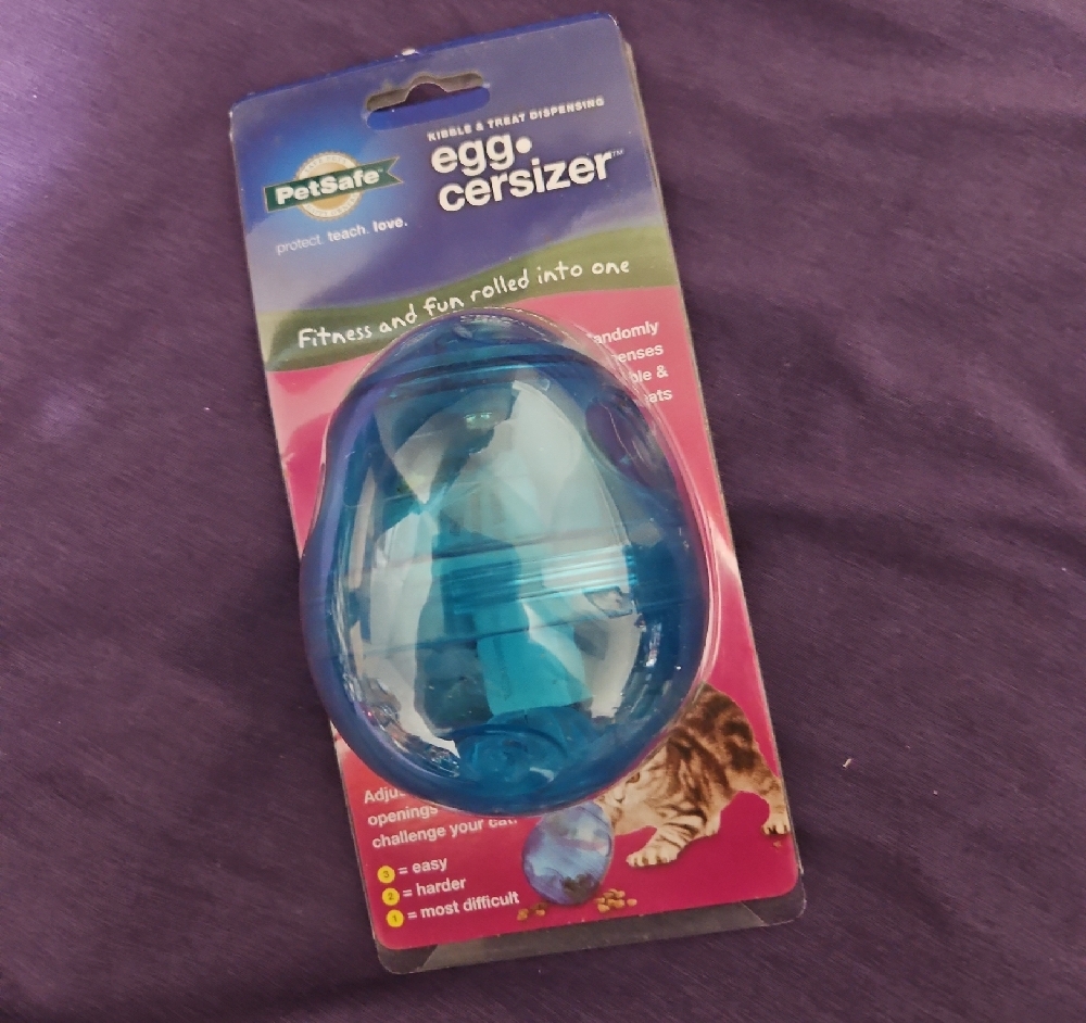 PetSafe Egg-Cersizer Blue Toy